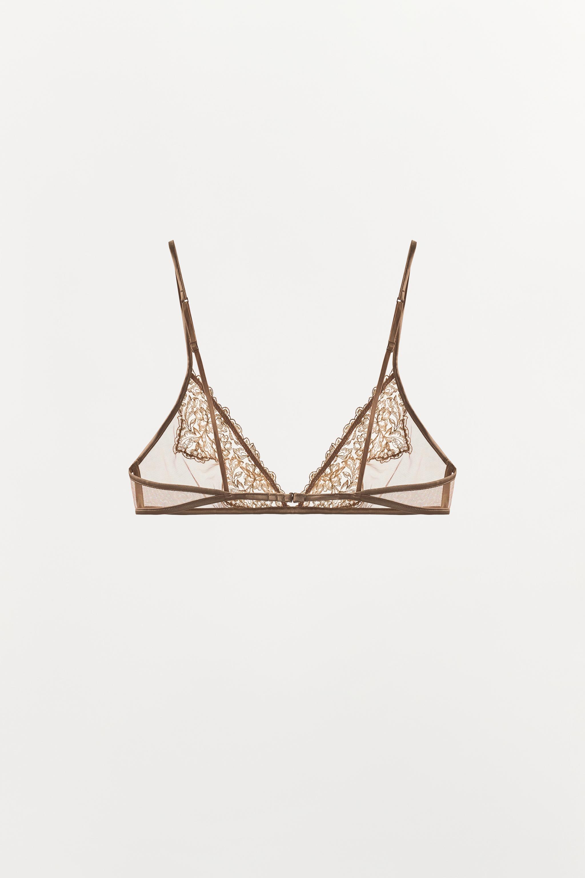 LACE MESH BRA
